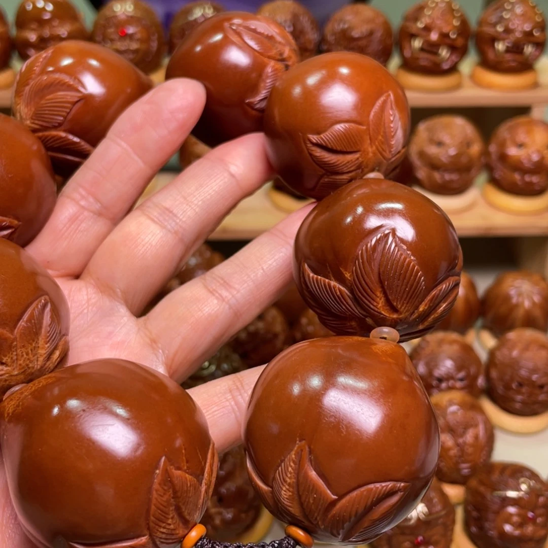 橄榄核手串/手链盛*大桃子手持