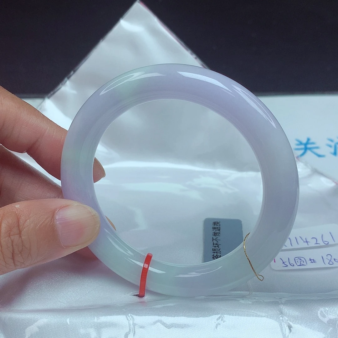 翡翠未镶嵌手镯56圈4261