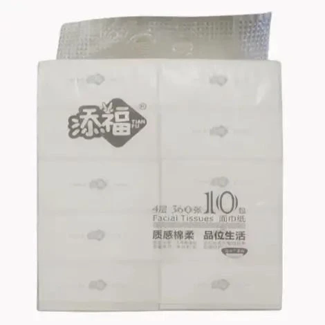添福 质感生活面巾纸10包