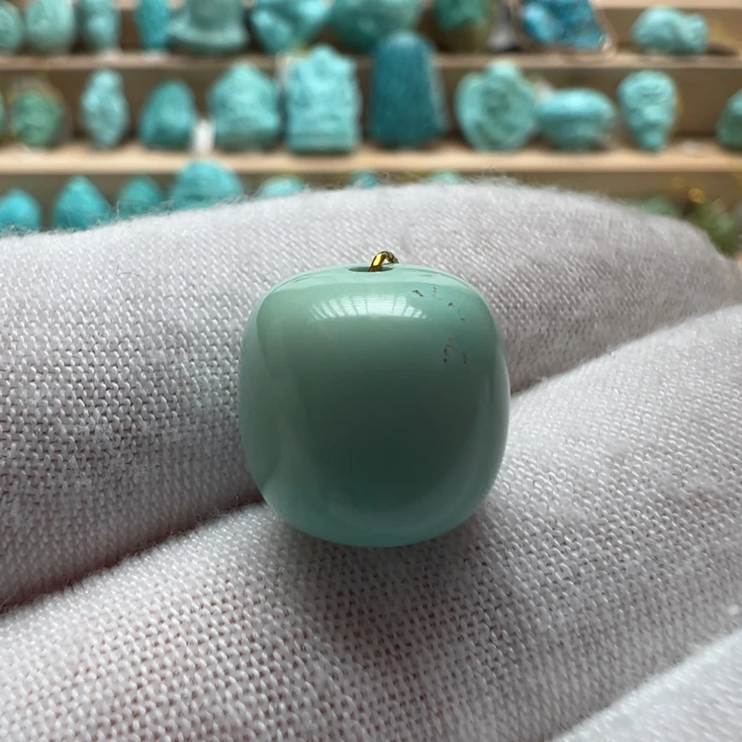 绿松石未镶嵌配饰12*11.6