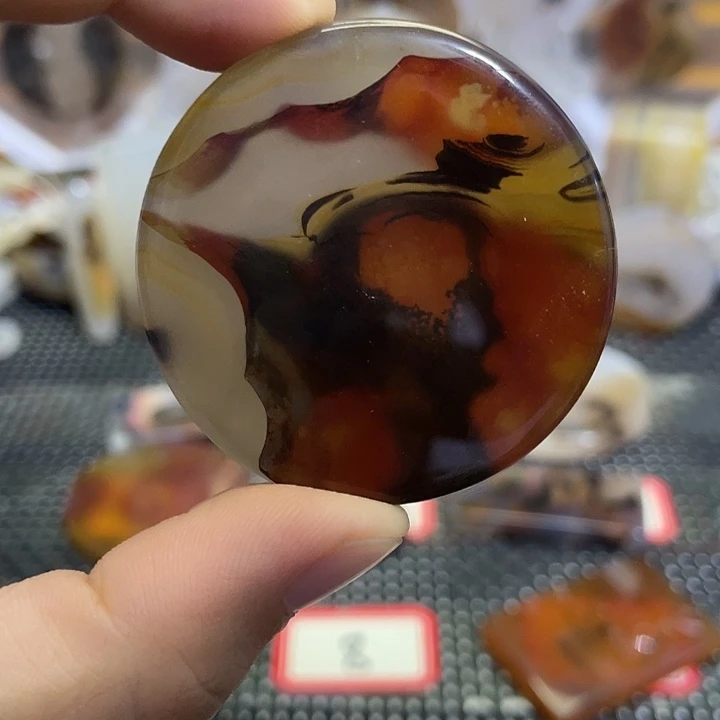 玛瑙/玉髓合金颈饰