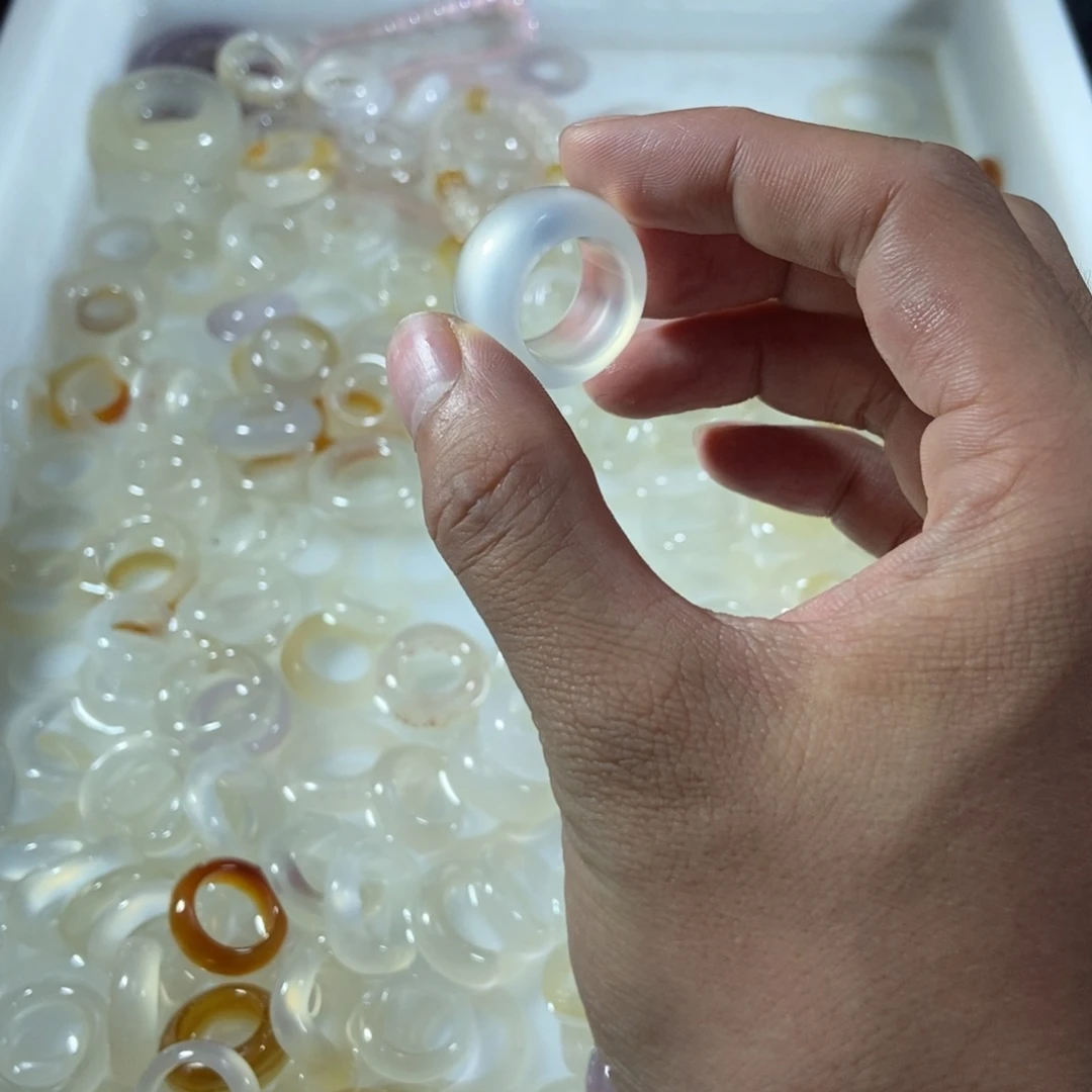 玛瑙/玉髓合金戒指
