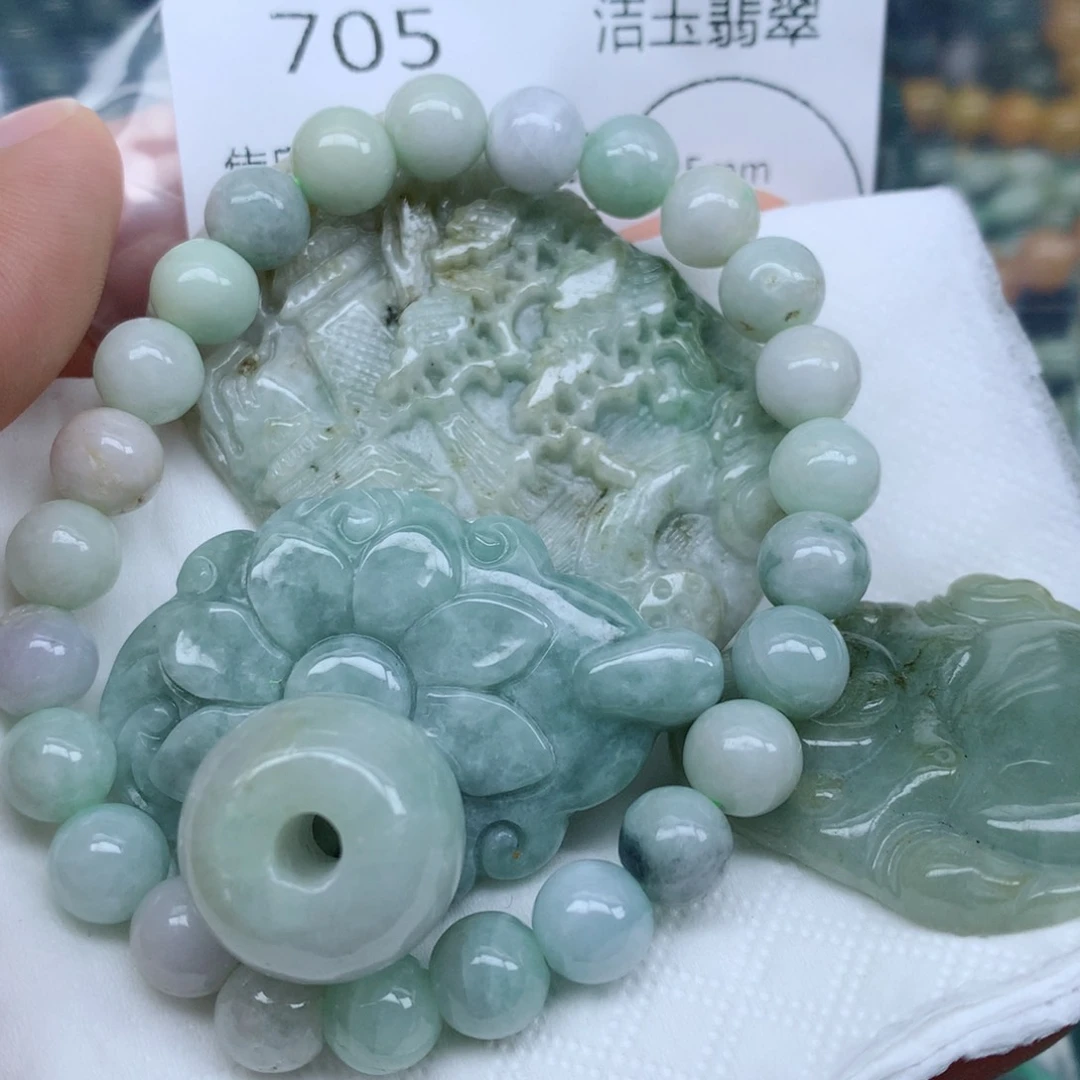 项链未镶嵌翡翠翡翠