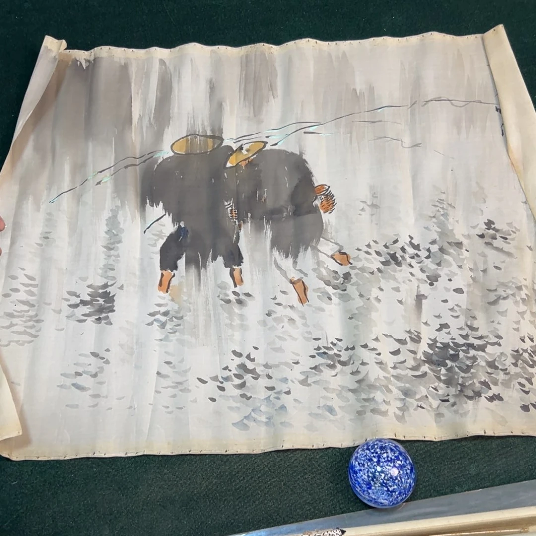 卷轴画南**创恭喜发财恭喜发财