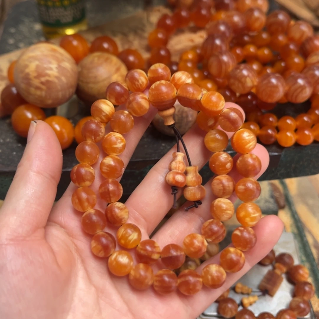 松木（琥珀木）手串/手链1.0手持42颗