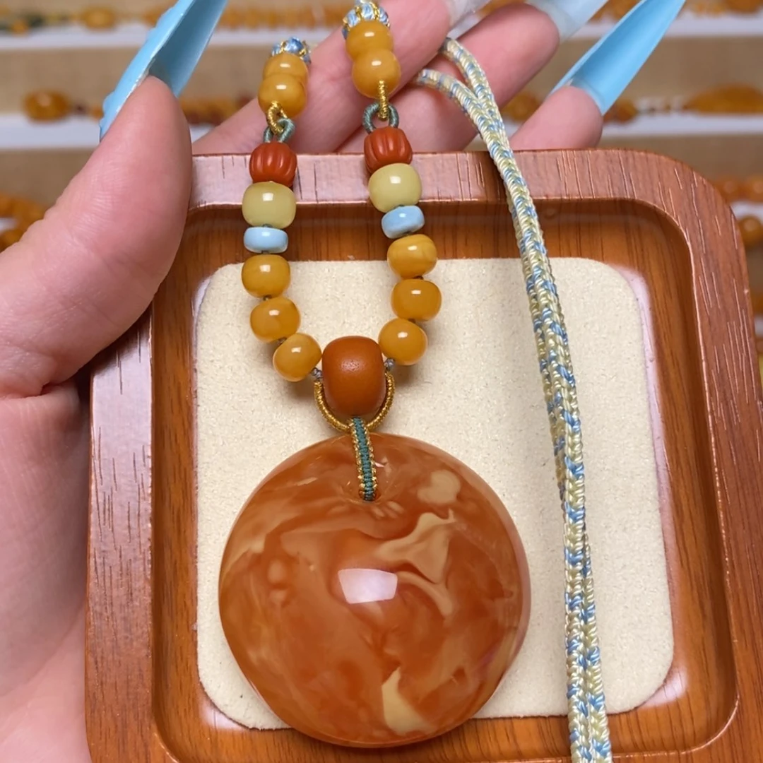 【闪购商品】未镶嵌颈饰蜜蜡项链