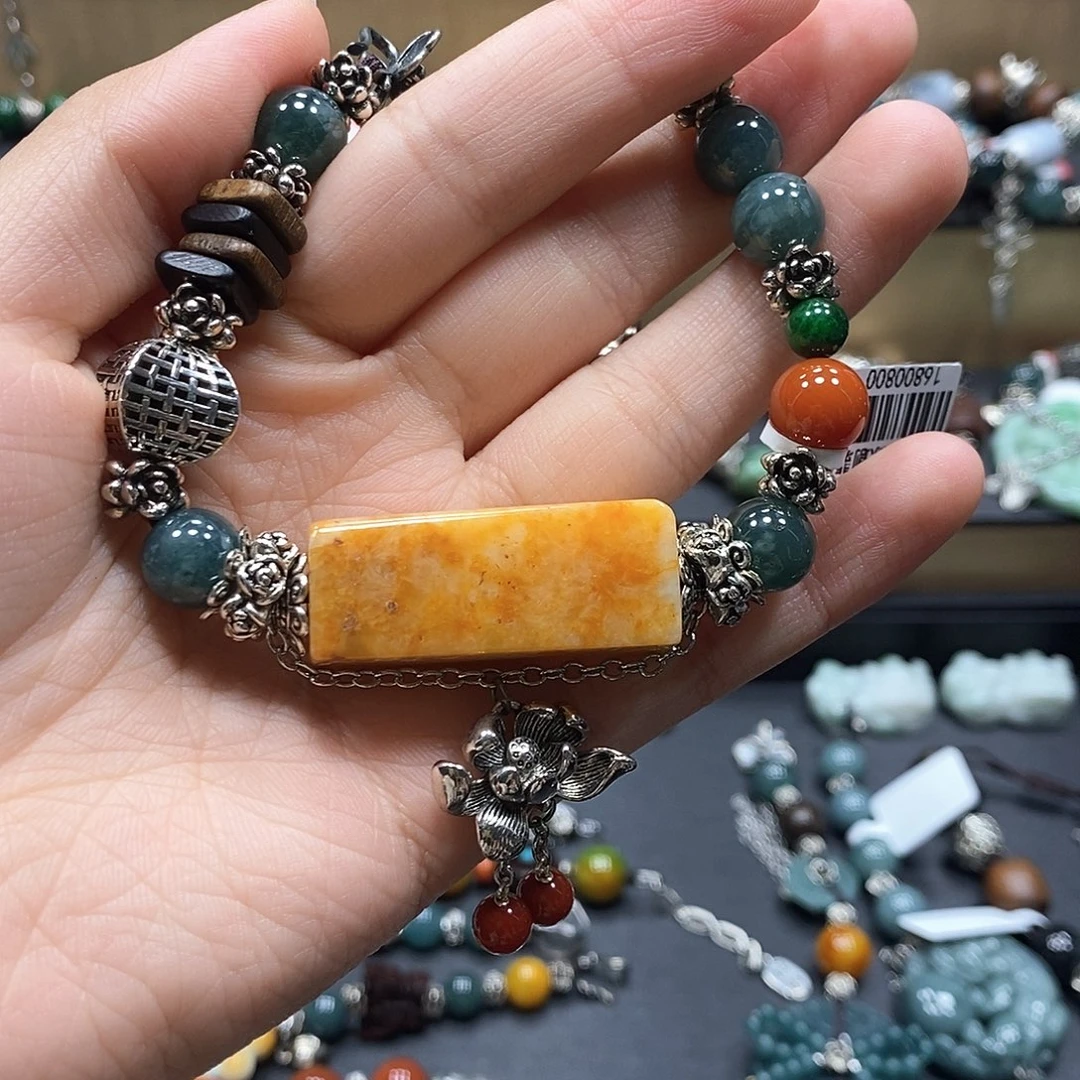 小***玲翡翠未镶嵌手链手链