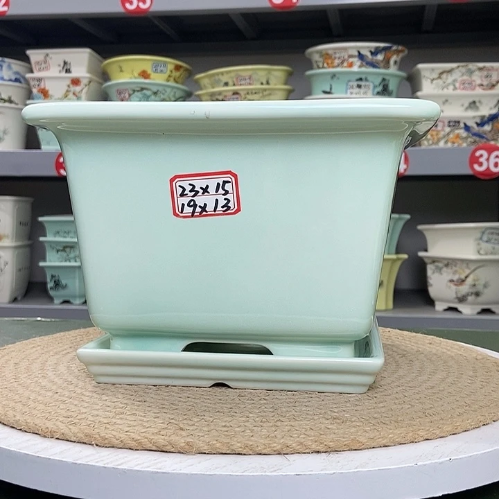 紫砂紫砂花盆0636