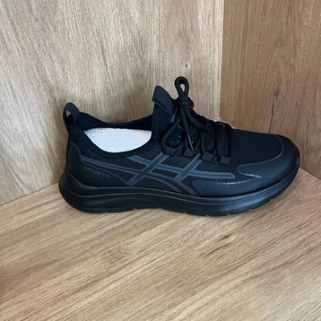 美尔森25新款男士夏季超轻水上漂黑色休闲鞋25068