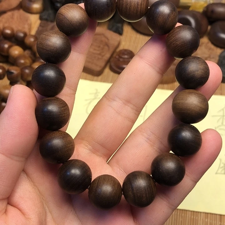 檀香木手串/手链蒜**鸟老山檀香阴沉1.5