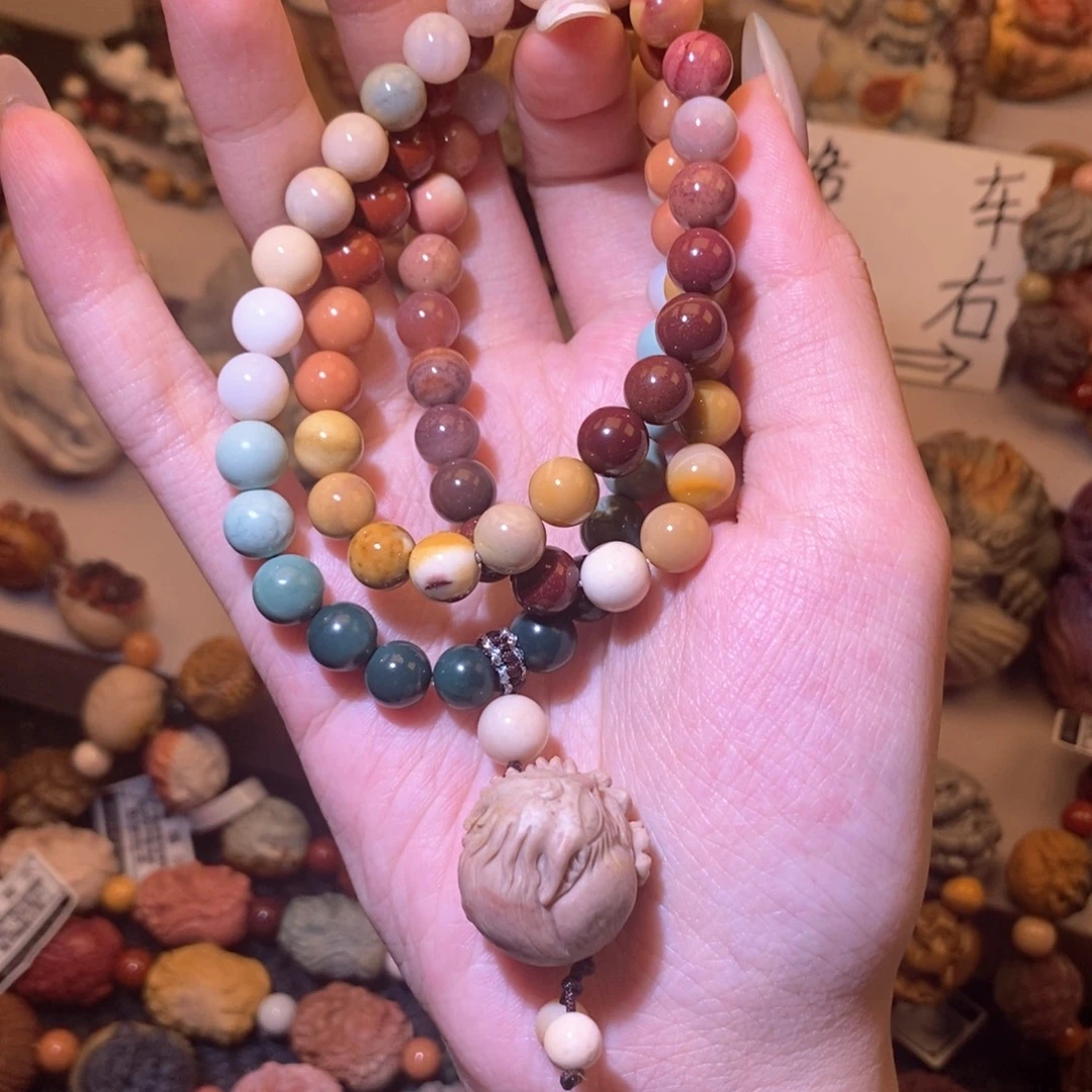 石英质玉（阿拉善玉）未镶嵌手链