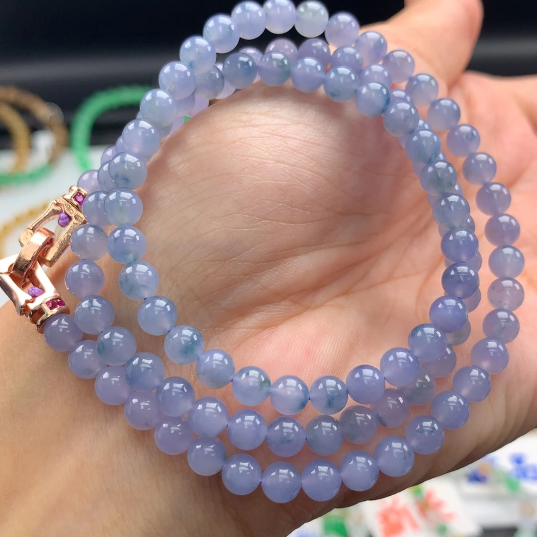 翡翠未镶嵌毛衣链