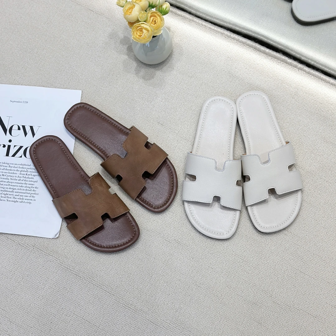 (偏小一码)一字型字母拖鞋2068-21【7788桃子1】