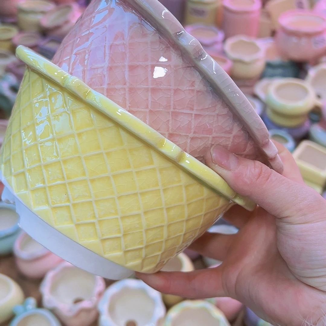 陶瓷花盆当场凑满12包邮