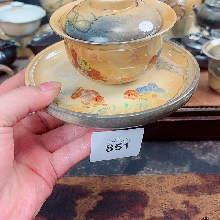 沁庐柴窑古法柴烧全手工茶具