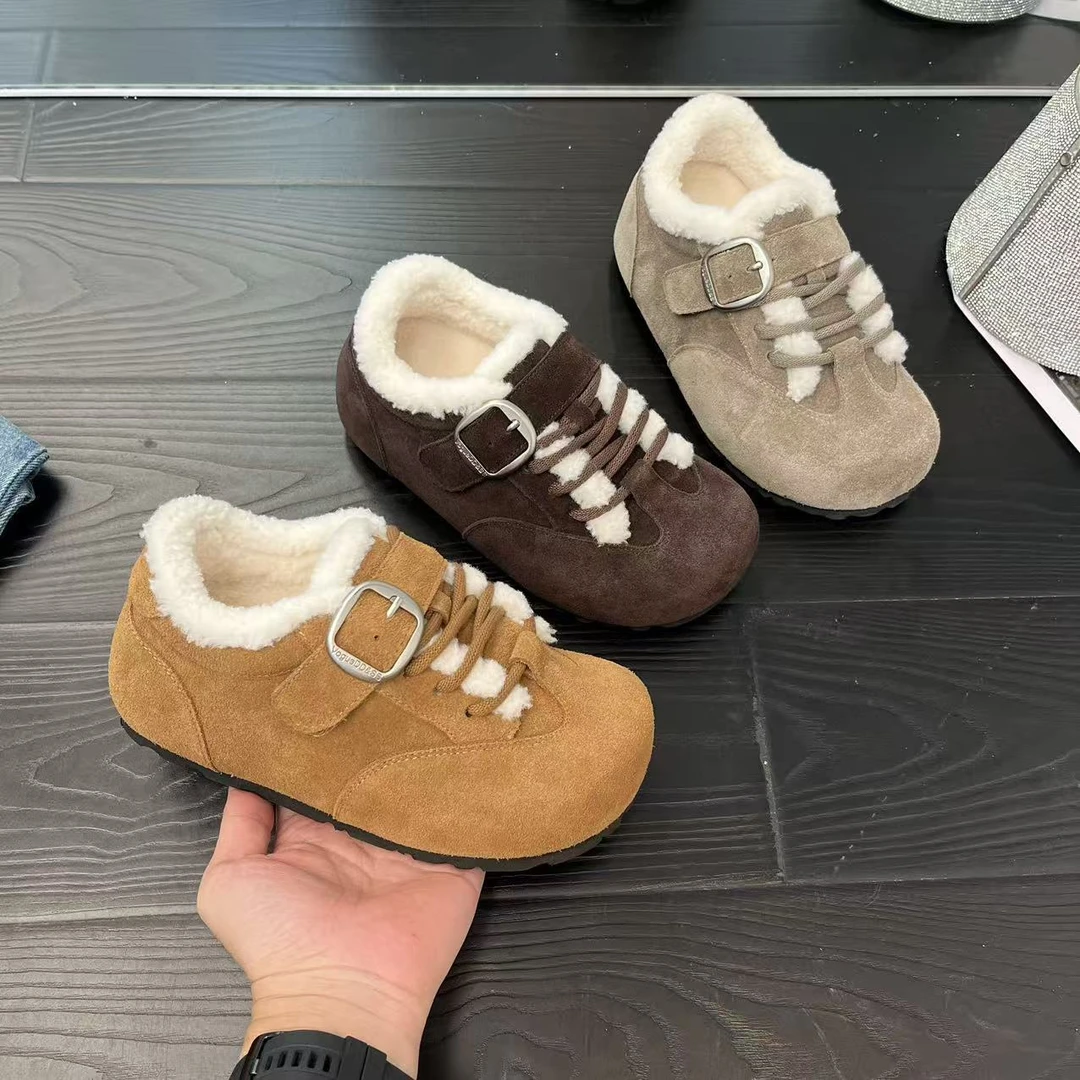 IG/IGP增高3CM2025秋季新款时尚百搭爆款圆头慵懒休闲女鞋60198-1