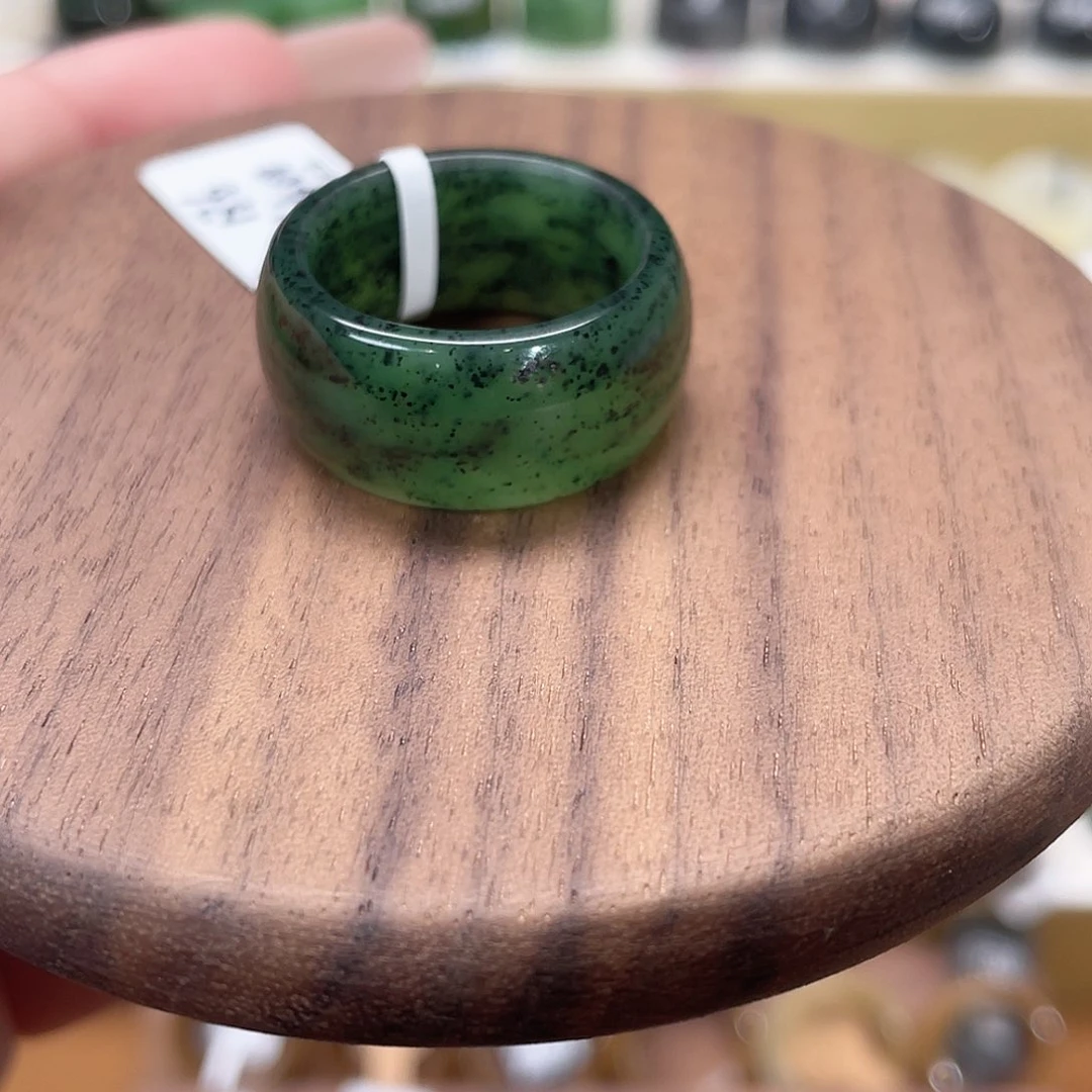 和田玉戒指未镶嵌14-18.6