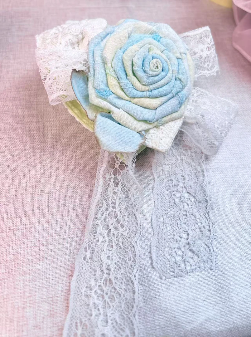 重工发圈方巾弹夹混拆默认袋拆气质可爱轻奢时尚时尚