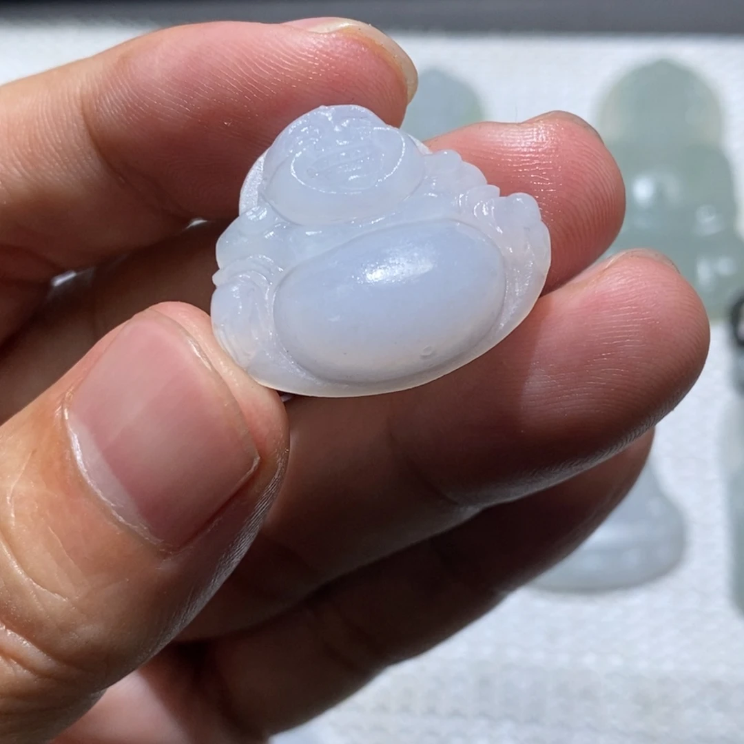 定制翡翠未镶嵌毛货佛公