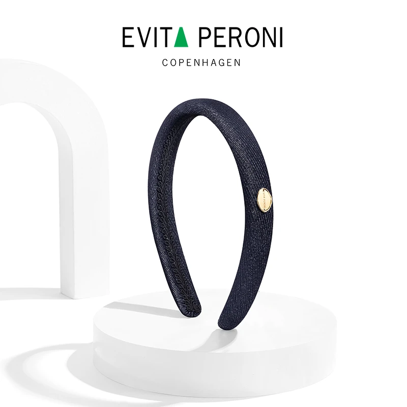 Evita Peroni/依慧达"复古丹宁"摩登时尚百搭气质发箍ZB