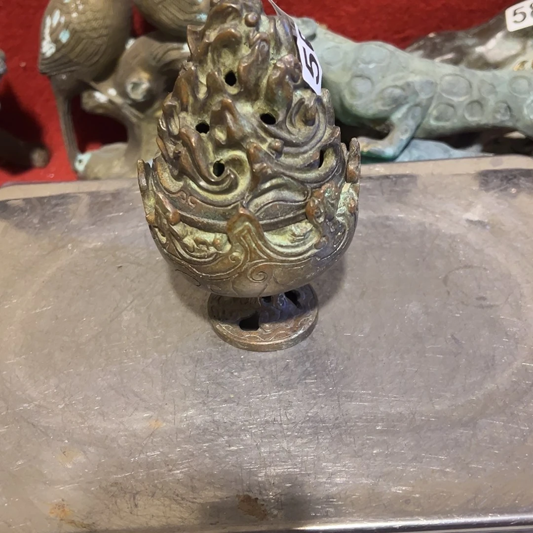 黄铜摆件，文房摆件