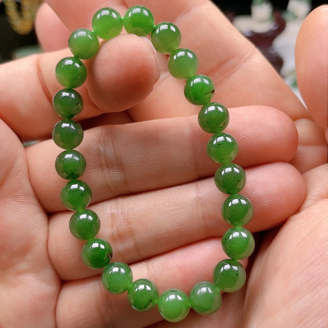 和田玉（碧玉）手链未镶嵌