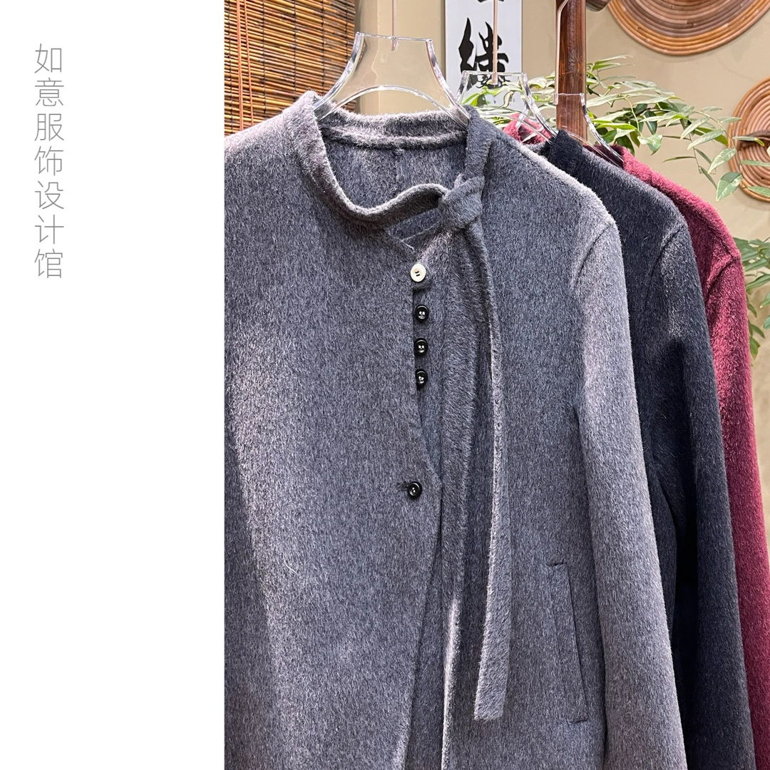 如意馆【羊毛外套】新款时尚百搭羊毛外套