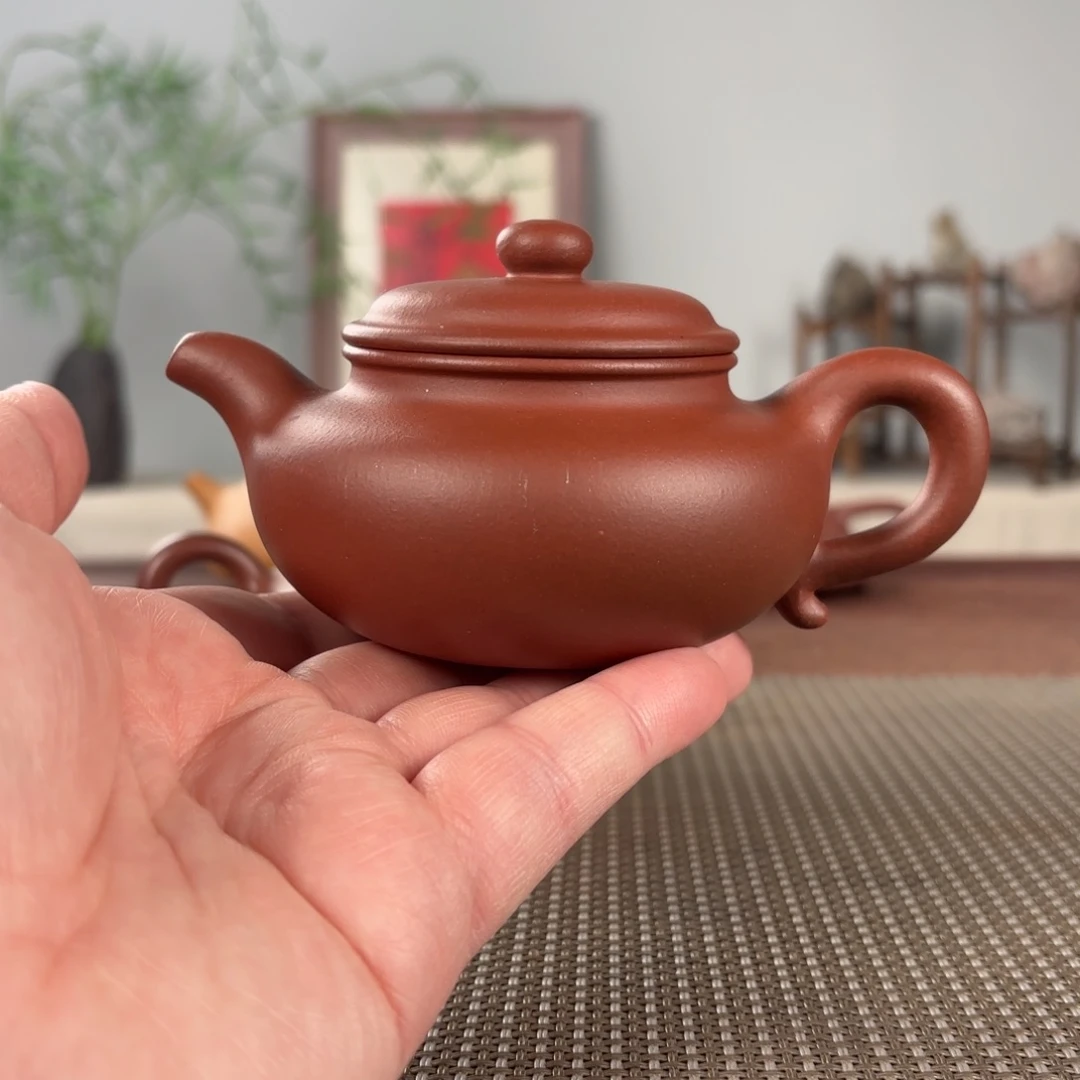 紫砂茶壶微瑕黄龙山原矿紫砂壶