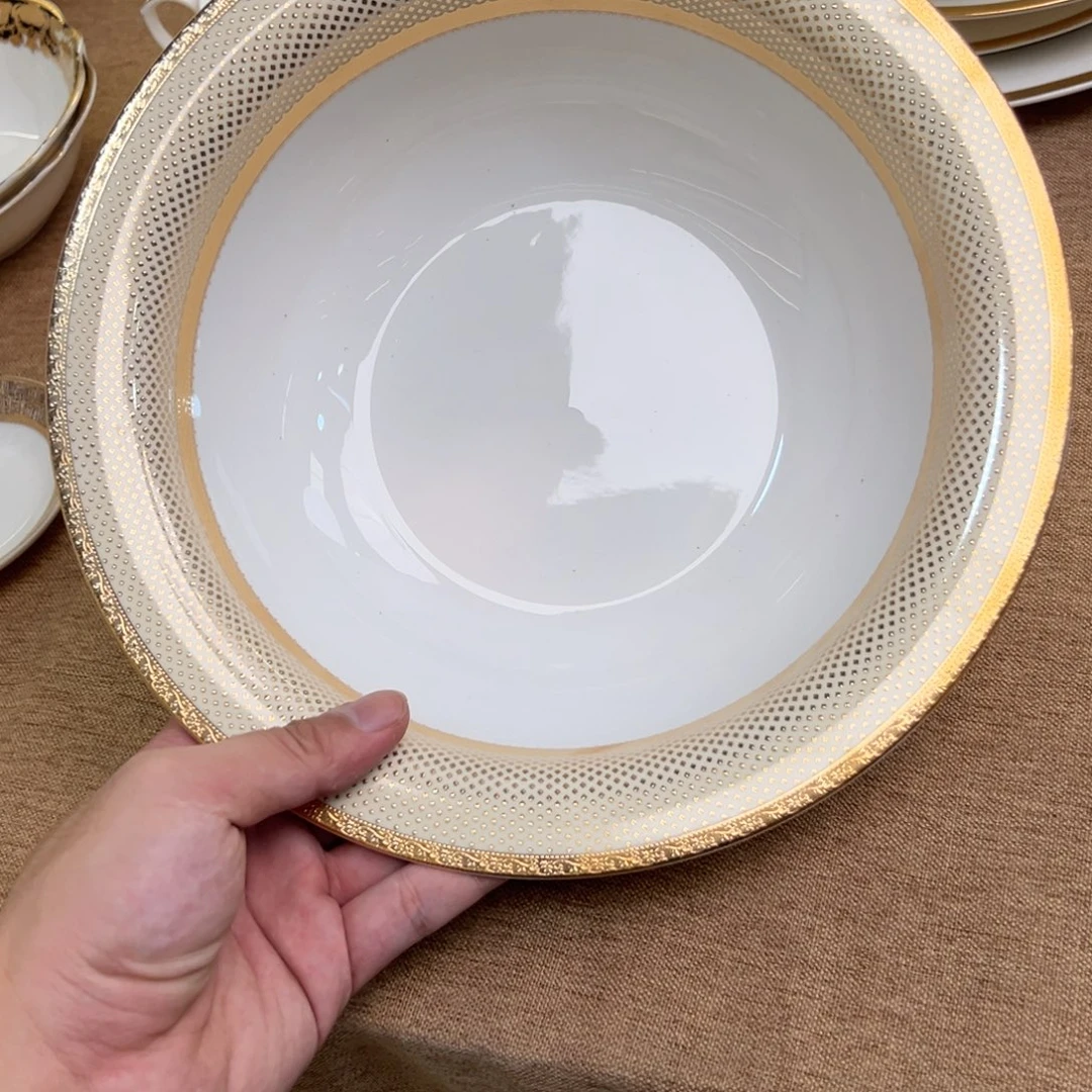 瓷片10.25寸大汤碗一个一单尾单