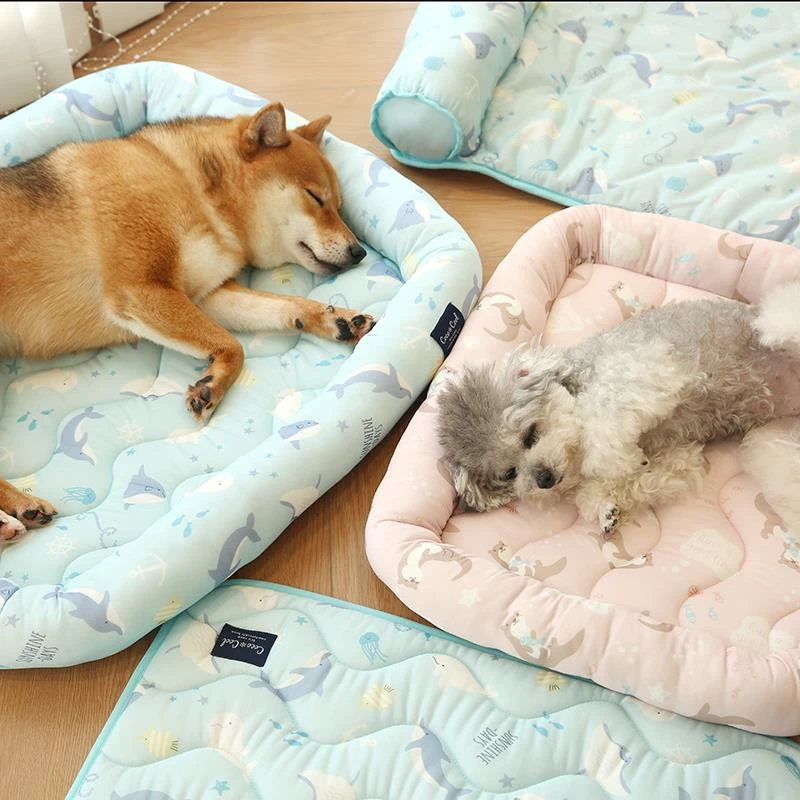 宠物冰垫狗狗凉垫冰丝狗窝降温凉席冰窝猫窝夏天垫子猫咪夏季凉t