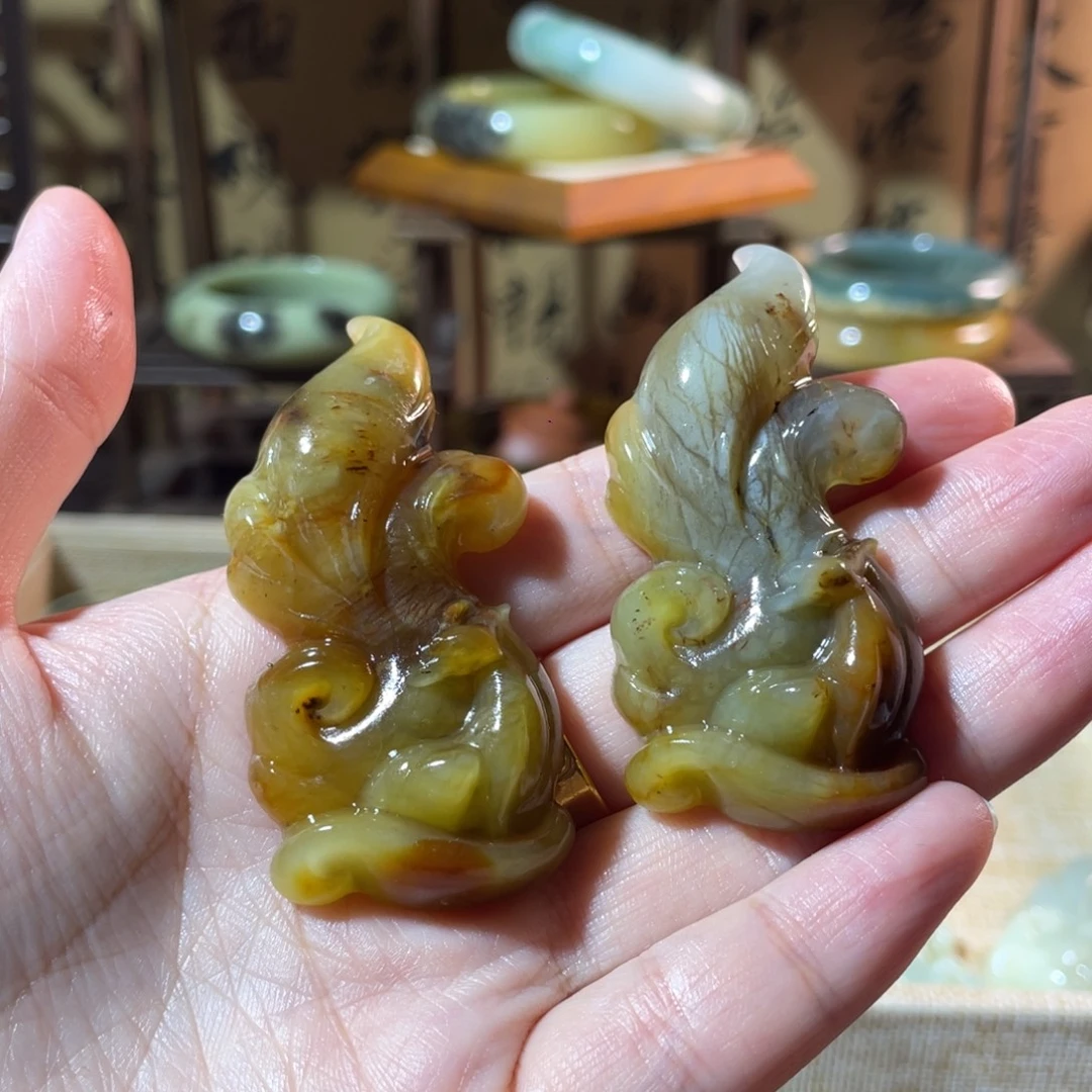 思***朗蛇纹石玉未镶嵌手镯