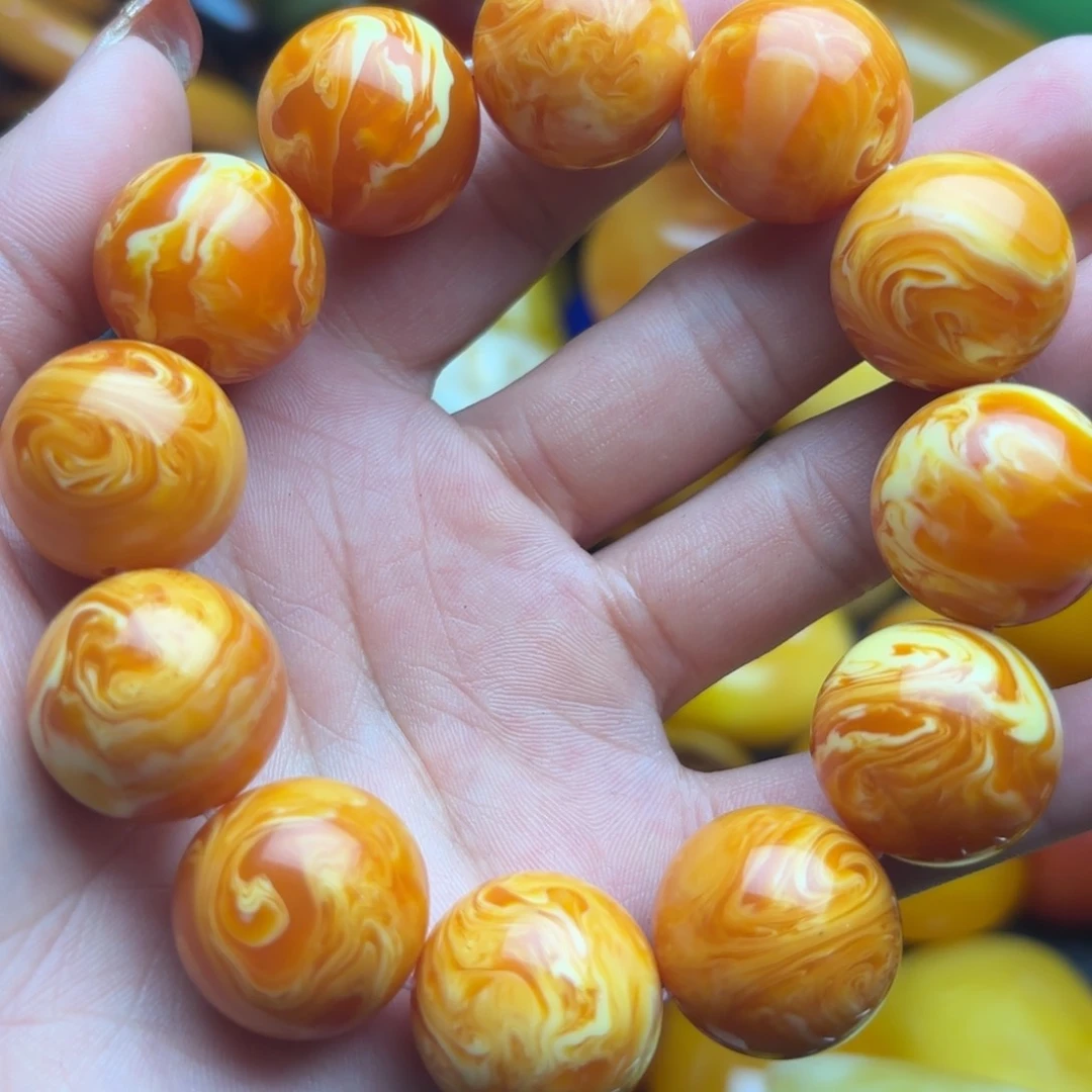琥珀手链未镶嵌蜜蜡