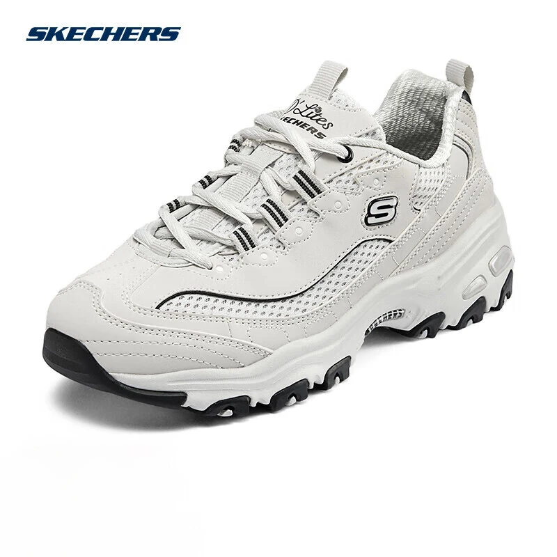 【专柜款】斯凯奇休闲鞋冬季男鞋轻便运动鞋耐磨透气熊猫鞋894193