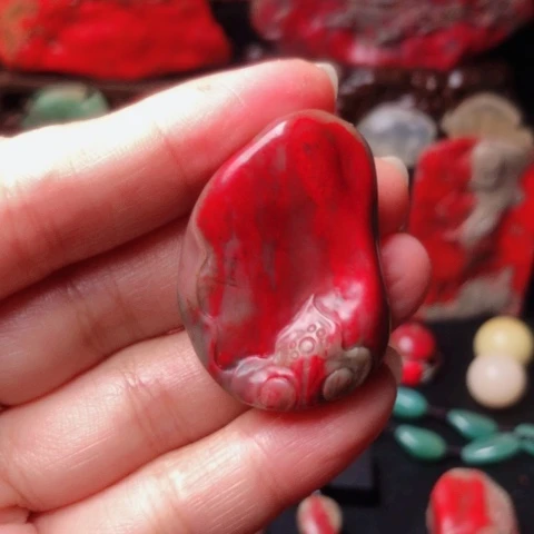 昌化鸡血石昌化鸡血石挂件