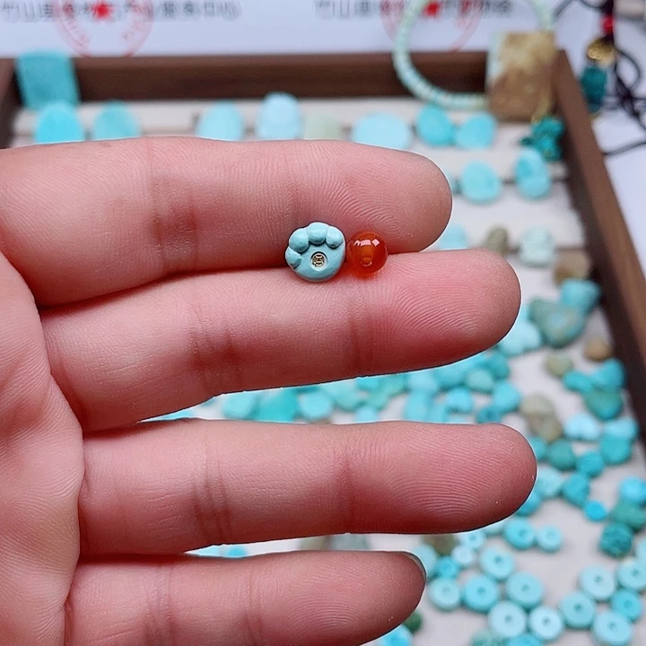 南红玛瑙未镶嵌颈饰236