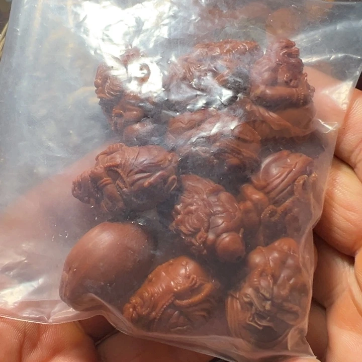 小***康橄榄核手串/手链肌肉恶僧手工鸡血核