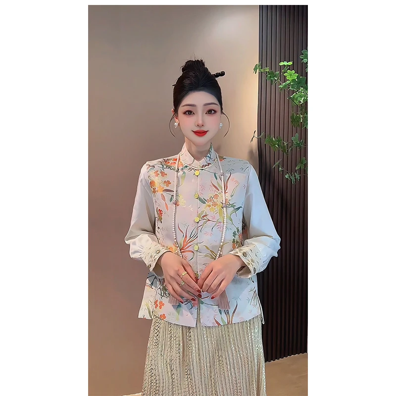 【春色满园】国风新中式马夹春季新款刺绣宽松显瘦马甲上衣女装外穿