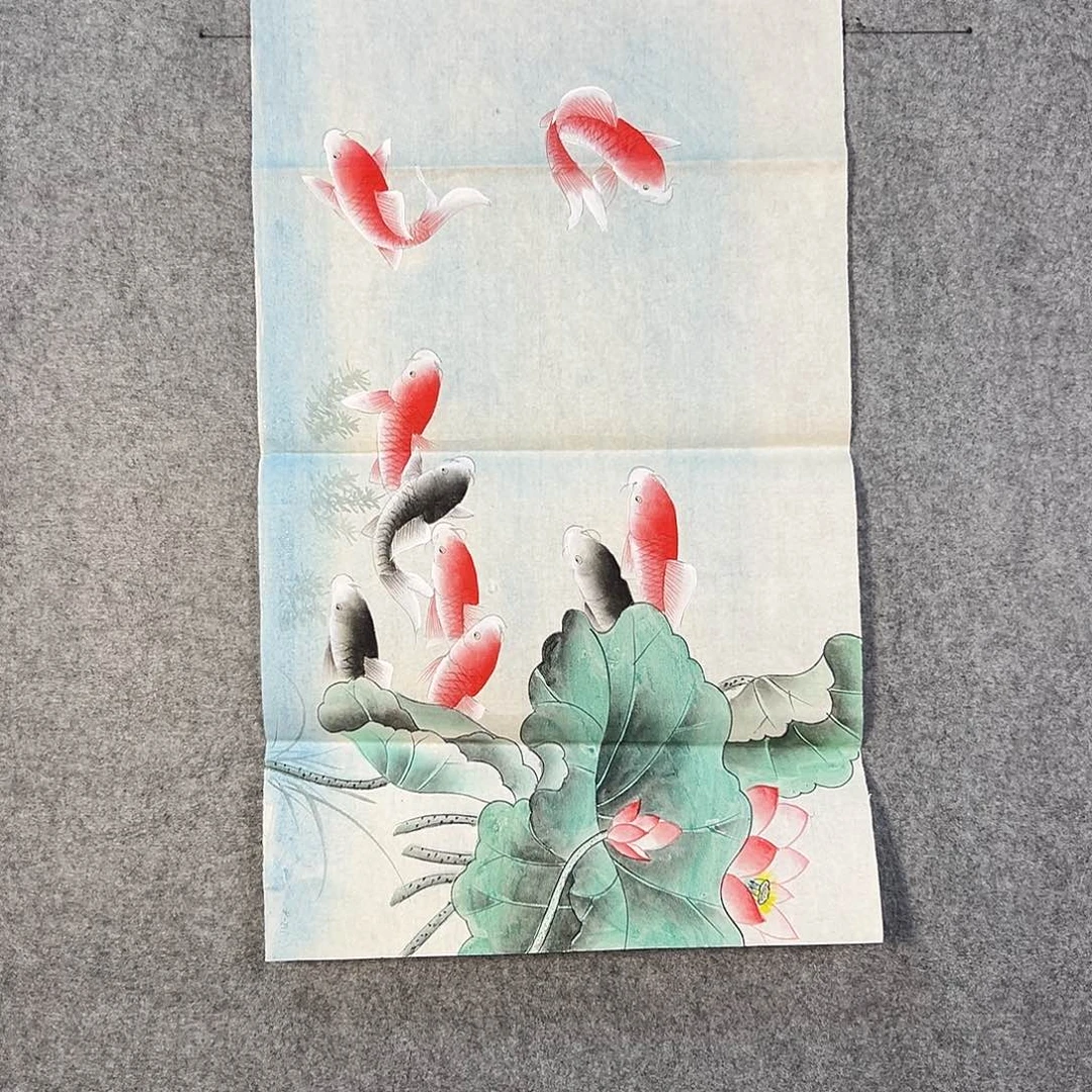 国画724 花鸟在树丛的顶端鸣叫叫声