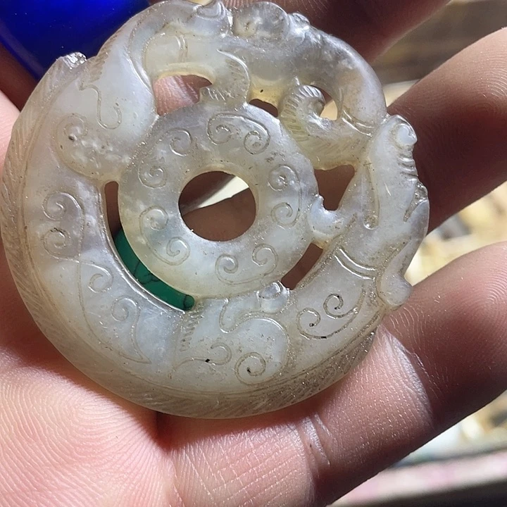 和田玉（糖玉）挂件未镶嵌