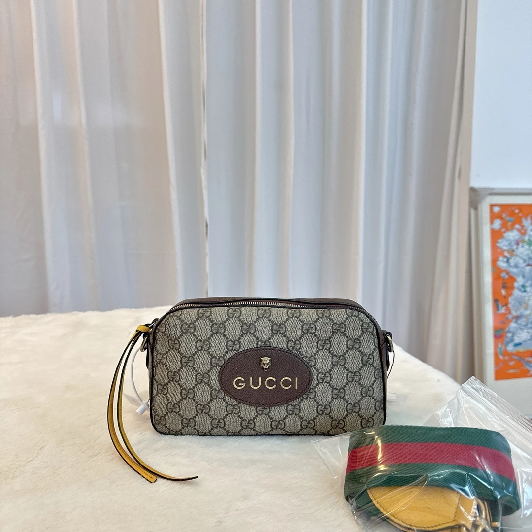 Gucci/古驰 虎头相机包 B08