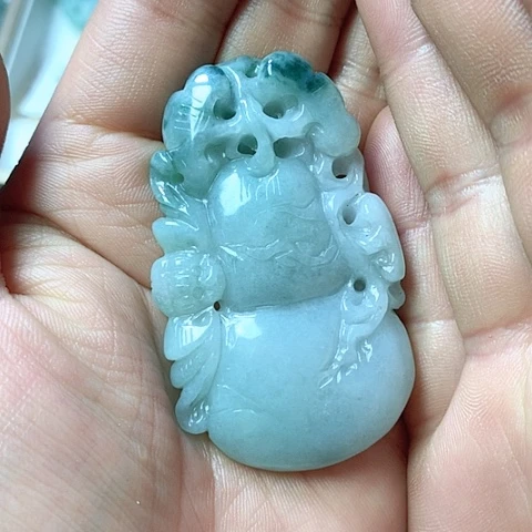 翡翠颈饰未镶嵌天然缅甸翡翠a货