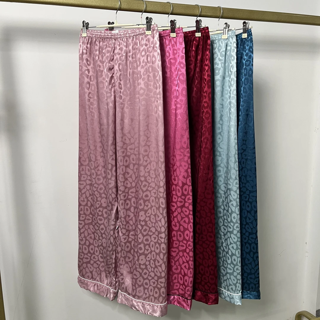 G3103 【家居裤】女士夏季豹纹印花家居裤