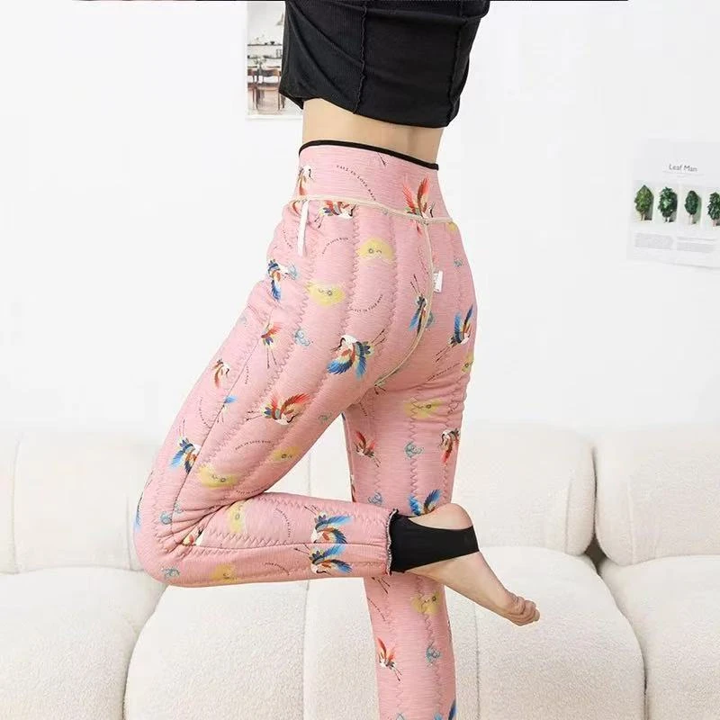 女士冬季新款加厚蚕丝棉裤[不退&换]