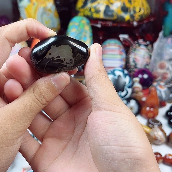 未镶嵌耳饰玛瑙/玉髓