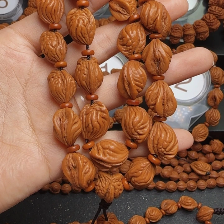 桃核手串龙纹桃核