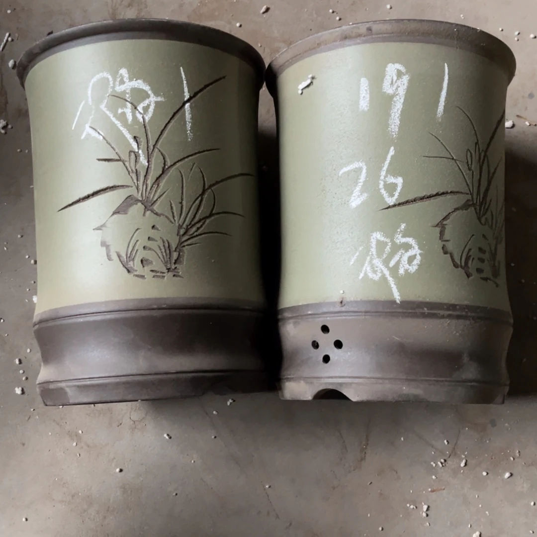 宜兴原矿紫砂花盆