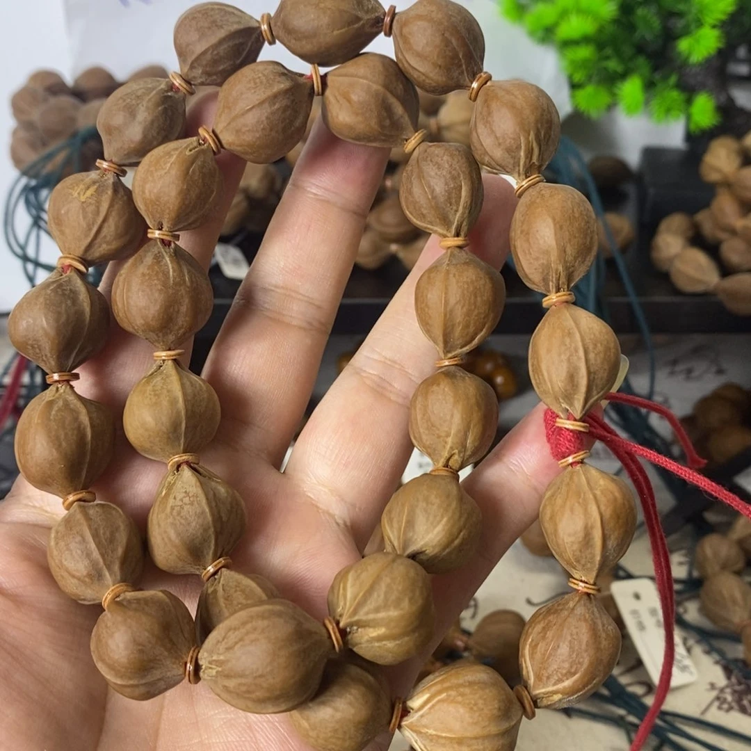 橄榄核手串短圆脖挂梅林铁核