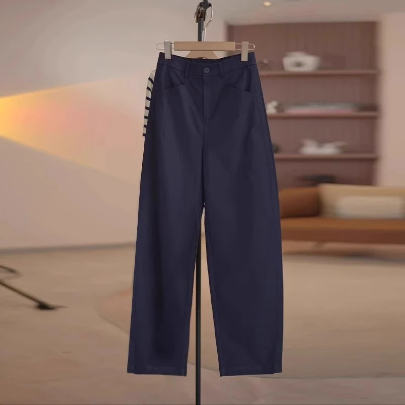高级感西装阔腿裤女早秋新款设计感抗皱高腰时尚宽松显瘦直筒裤子