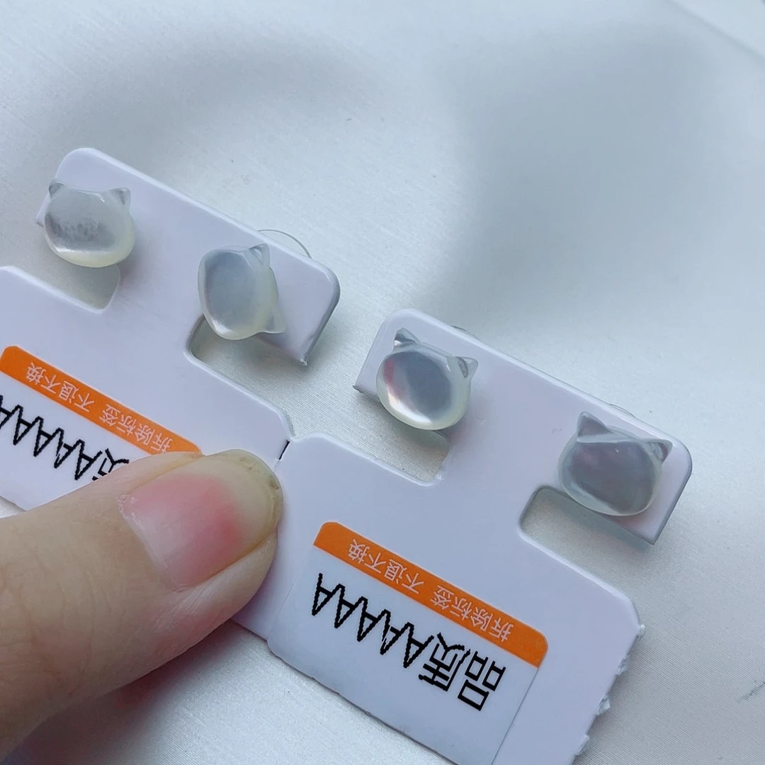 未镶嵌淡水珍珠耳饰W5