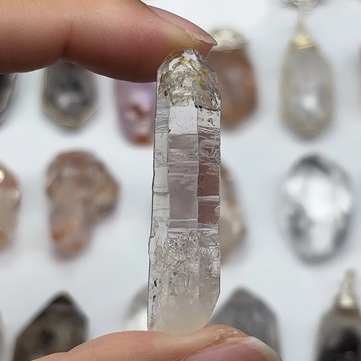 未镶嵌颈饰水晶巴基斯坦油胆闪灵钻46mm+